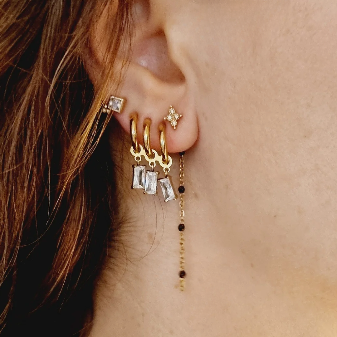 Boucle d'oreille CHRISTAL
