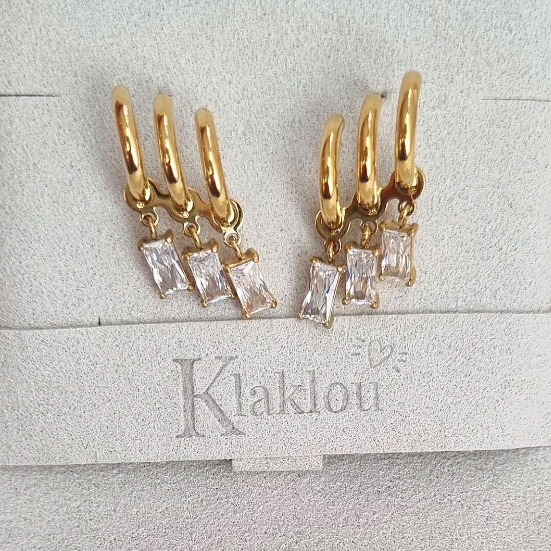 Boucle d'oreille CHRISTAL