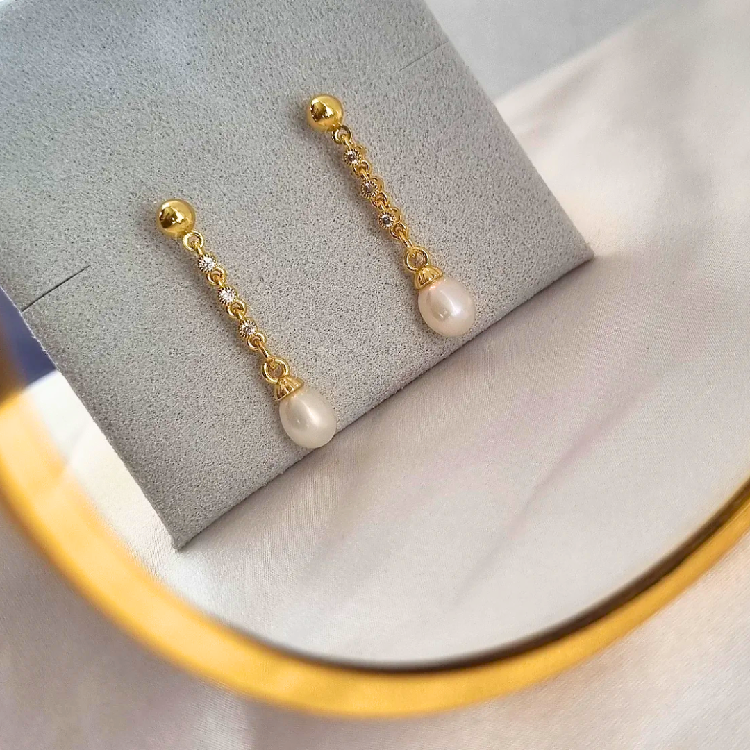 Boucles d’oreilles Blanche