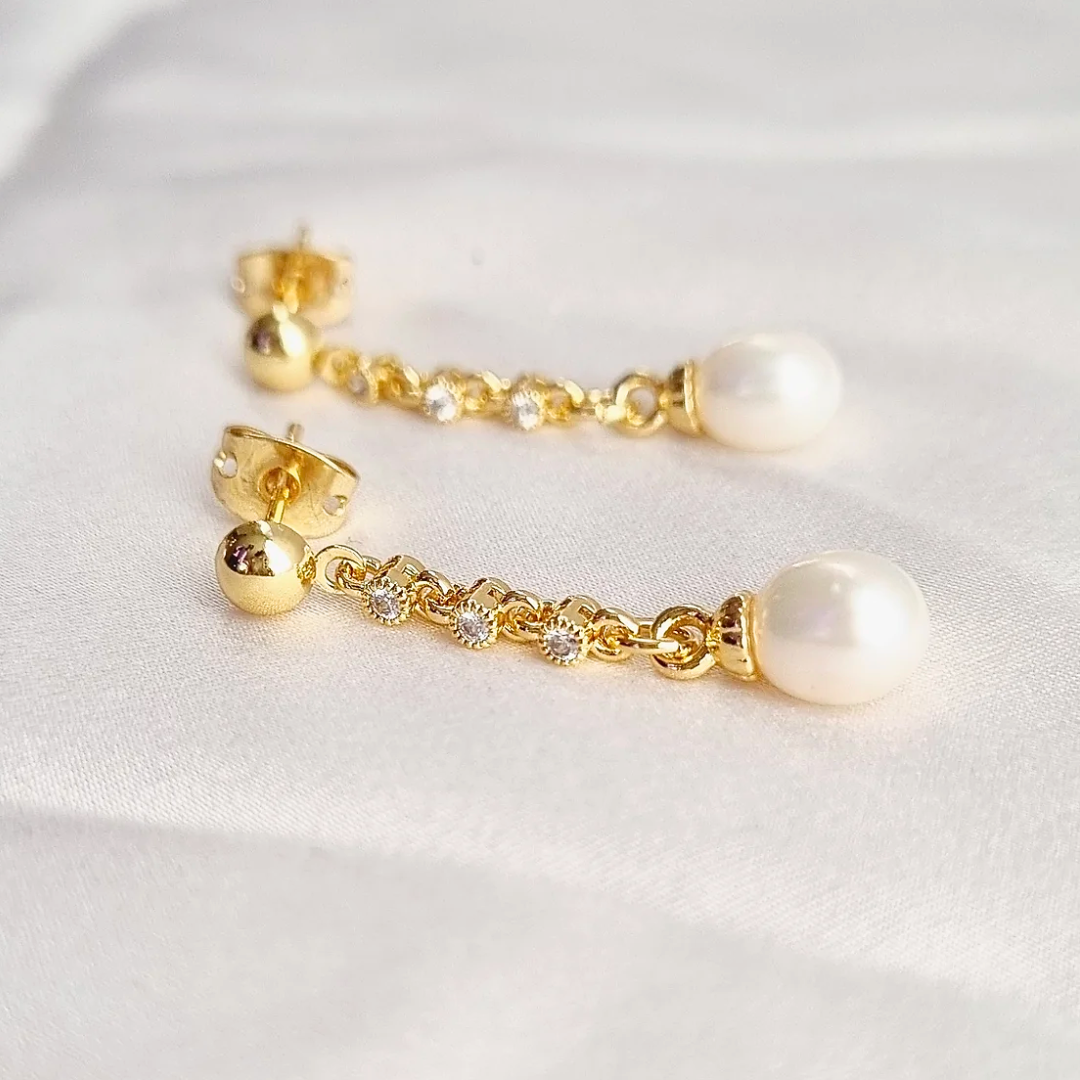 Boucles d’oreilles Blanche