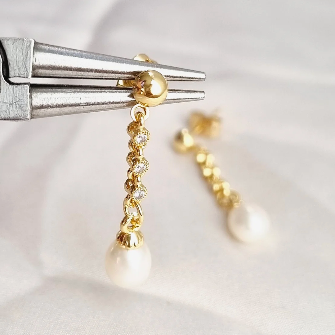 Boucles d’oreilles Blanche