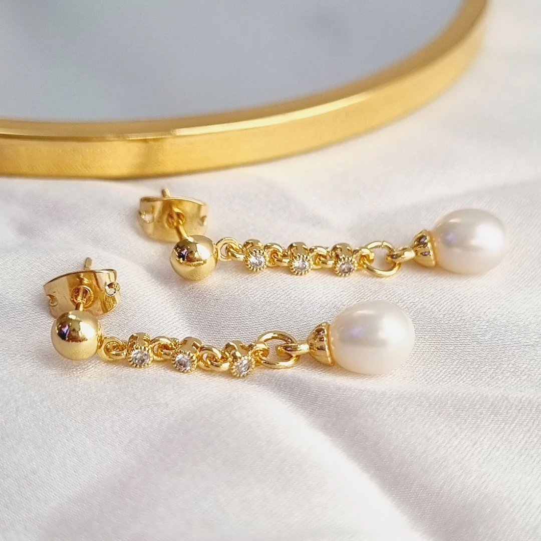 Boucles d’oreilles Blanche