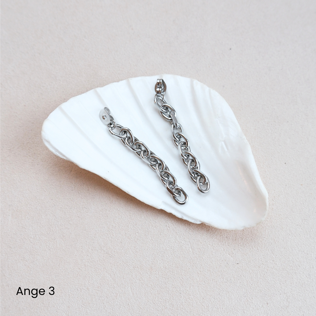 Bijou de fermoir acier argenté