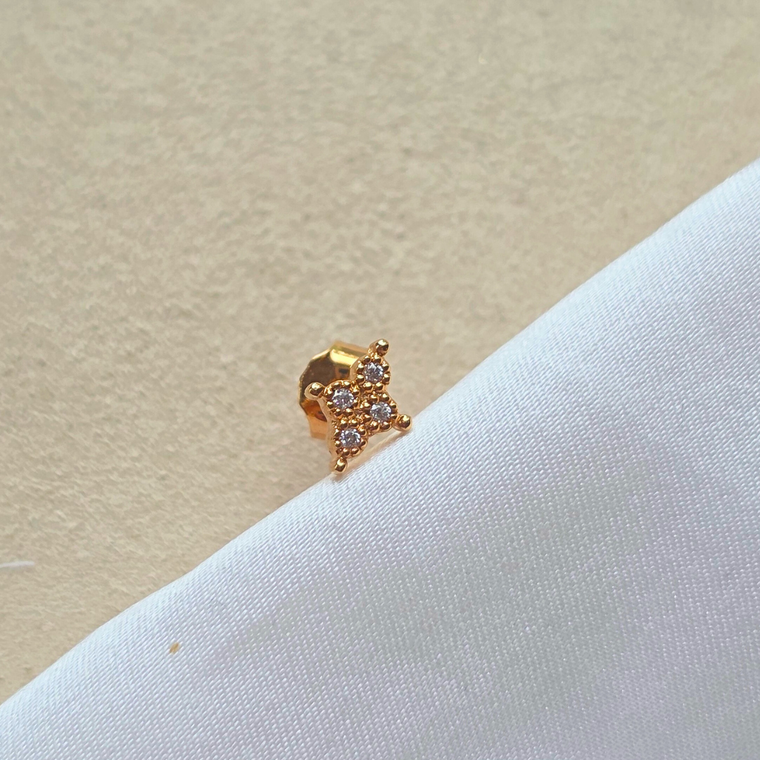 Klaklou – bijou constellation Pikla en plaqué or